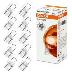 Żarówki halogenowe W21W OSRAM Original 21W 12V 7505 W3x16d 10 szt.