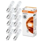 Żarówki halogenowe T5 OSRAM Original W1.2W W2x4,6D 12V 10 szt. 