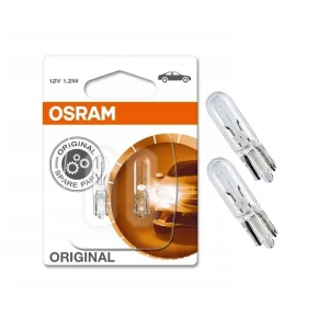 Żarówki halogenowe T5 OSRAM Original W1.2W 12V 1.2W 2 szt.