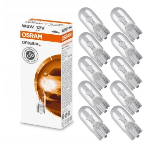 Żarówki halogenowe W5W T10 OSRAM Original 5W 12V O2825 10 szt. postojówki