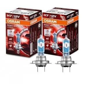 Żarówki halogenowe H7 OSRAM NIGHT BREAKER LASER +150% 55W 12V 2 sztuki