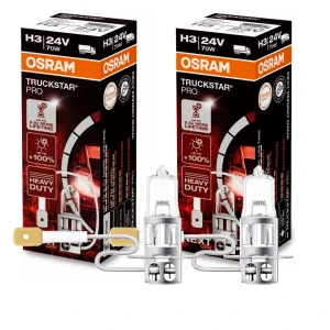 Żarówki halogenowe H3 OSRAM TRUCKSTAR PRO NextGen +120% 70W PK22s 24V 2 szt.