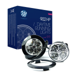 Światła do jazdy dziennej M-Tech LD902 70 / 90 mm automat LED okrągłe