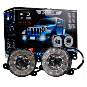 Światła do jazdy dziennej + przeciwmgielne JEEP Led 10W 6000K Halogeny 2w1 9-32V