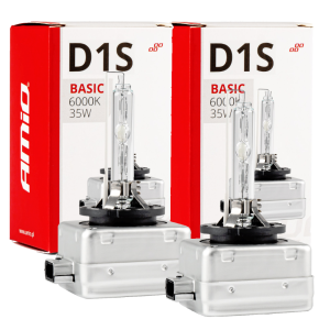 Żarniki HID D1S  6000K AMiO Basic 35W 85V Palniki ksenon 2 szt.
