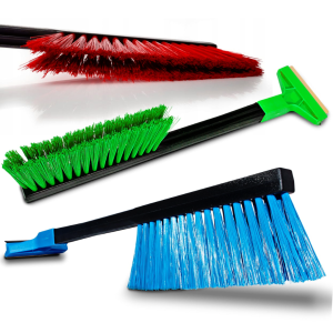 Szczotko - Skrobaczka mosiężna do szyb Murska 585 Skrobak Zmiotka z mosiężnym ostrzem