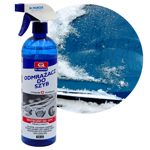 Odmrażacz do szyb Dr. Marcus Titanium -35°C 750ML - skuteczne usuwanie lodu i szronu