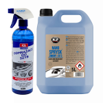 Zimowy zestaw 2w1 - Odmrażacz do szyb Dr. Marcus -35°C + Płyn zimowy K2 NANO SPRYSK 5L -20°C