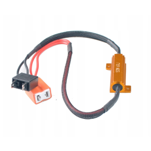 Rezystor H7 50W 6 OHM Bezinwazyjny Eliminator błędów CANBUS Kasownik błędu spalonej żarówki