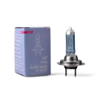 Żarówka halogenowa H7 M-Tech 12V 55W PX26d Powertec SuperWhite +100% Więcej Światła Mijania Drogowe
