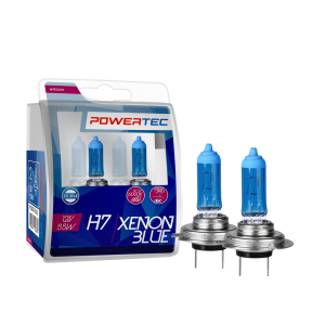 Żarówki halogenowe H7 M-Tech 12V 55W Powertec Xenon Blue Ksenon Effect Off-Road Niebieskie