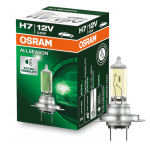 Żarówka halogenowa H7 OSRAM 12V 55W ALLSEASON Całoroczna +30% Więcej Światła Mijania Drogowe