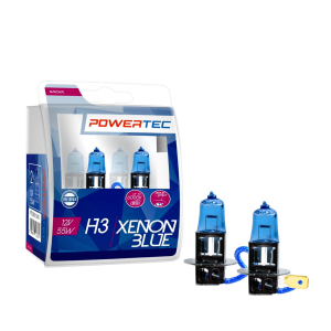 Żarówki halogenowe H3 M-Tech 12V 55W Powertec Xenon Blue Ksenon Effect Off-Road Niebieskie