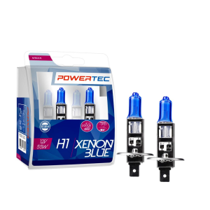 Żarówki halogenowe H1 M-Tech 12V 55W Powertec Xenon Blue Ksenon Effect Off-Road Niebieskie