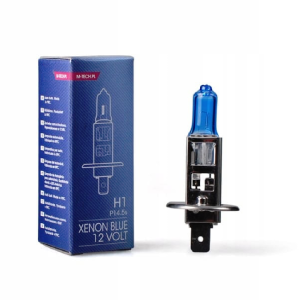 Żarówka halogenowa H1 M-Tech 12V 55W P14.5s Powertec Xenon Blue Ksenon Effect Off-Road Niebieskia