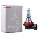 Żarówka halogenowa H11 M-Tech 12V 55W PGJ19-2 PLATINUM +130% Więcej Światła Mijania Drogowe 