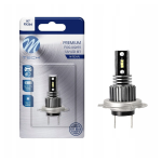 Żarówka LED H7 M-Tech 12V 24V 6x1616SMD Premium OFF-ROAD Mocne Białe Światło