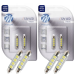 Żarówki LED C5W 41mm CANBUS M-Tech 12V Retrofit – do wnętrza i tablicy rejestracyjnej