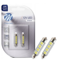 Żarówki LED C5W 41mm CANBUS 12V Retrofit 2 sztuki – do wnętrza i tablicy rejestracyjnej