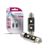 Żarówki LED C5W 36mm SV8.5 CANBUS M-Tech 12V – Retrofity Zimne Białe Diody Rurkowe