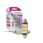 Żarówki LED C5W 41mm CANBUS M-Tech 12V 9xSMD5630 Ciepła Biel – Retrofity Dioda Rurkowa