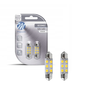Żarówki LED C5W 36mm SV8.5 M-Tech 12V Biała – Retrofity Rurki do Wnętrza Samochodu