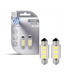 Żarówki LED C5W 36mm CANBUS M-Tech 12V Biała - Retrofity Rurki do Wnętrza Samochodu