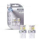 Żarówki LED W21/5W T20 M-Tech 12V 21xSMD2835 Retrofity Białe – Stop / Pozycja