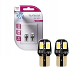 Żarówki LED W5W T10 CANBUS M-Tech 12V 4xSMD5630 Retrofity – Ciepła Biel Boczne Diody