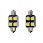 Żarówki LED C5W 36mm SV8.5 M-Tech 12V Białe – Retrofity Rurki do Wnętrza Samochodu