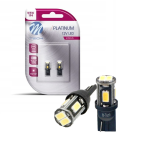 Żarówki LED W5W T10 M-Tech 12V 6x5630SMD W2.1x9.5d – Retrofity Zimna Biała