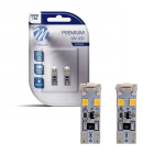 Żarówki LED W5W T10 CANBUS M-Tech 12V 8xSMD2835 Postojówki– Retrofity Zimna Biała