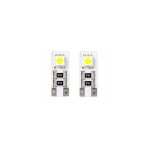 Żarówki LED W5W T10 M-Tech ECONO 12V 2xSMD5050 Retrofity – Białe Boczne Diody
