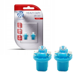 Żarówki LED BAX B8.5D M-Tech 24V Niebieskie– Retrofity Podświetlenie Deski Rozdzielczej Do TIRA