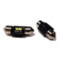 Żarówki LED C5W C10W 31mm CANBUS AMiO 12V 24V Biała - Retrofity Rurki do Wnętrza Samochodu 02441