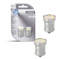 Żarówki LED P21W BA15S 7506 M-Tech ECONO 12V 9xSMD Retrofity – Białe LB088W