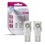 Żarówki LED W5W T10 M-Tech PLATINUM 12V Retrofity Zimna Biel - do Wnętrza Postojówki Oświetlenie Tablic