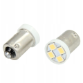 Żarówki LED T4W BA9s M-Tech 12V 4xSMD2835 Białe – Retrofity Diody Samochodowe do Licznika Zegara LB009W