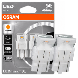 OSRAM LED W21/5W WY21/5W T20 12V AMBER Mocne Żarówki LED Kierunkowskazy