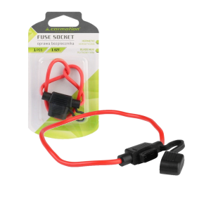 Oprawa Bezpiecznika Płytkowego MINI Hermetyczna przewód 30 cm 1.8 mm KW