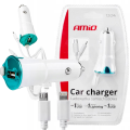 Ładowarka Samochodowa USB Lightning micro USB 12/24V iPhone
