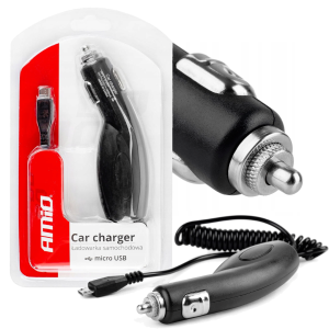 Ładowarka Samochodowa micro USB 1A Do Telefonu 12V 24V