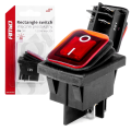 Włącznik Przełącznik Podświetlany 12V 24V 20A ON/OFF Prostokątny LED